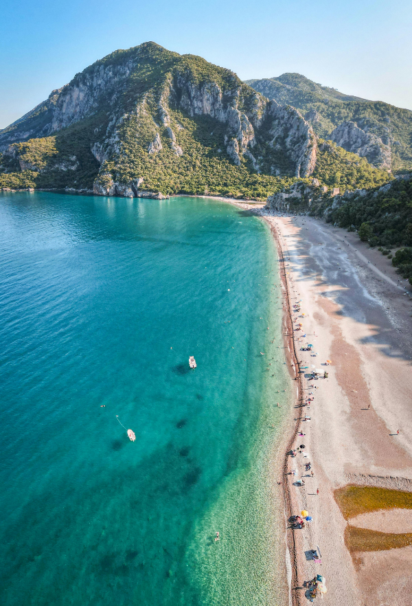 Turcja — plaża przy hotelu Coral Family Club